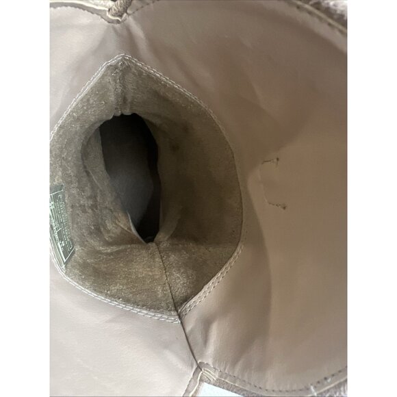 ROPER COWBOY BOOT BROWN FAUX LEATHER WITH AMERICAN FLAG UPPER Size 8 - Picture 6 of 14